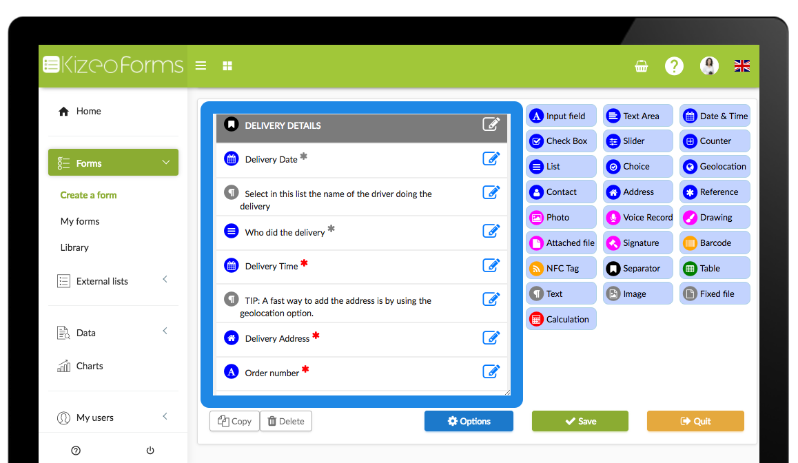 Kizeo Forms Logiciel - 3