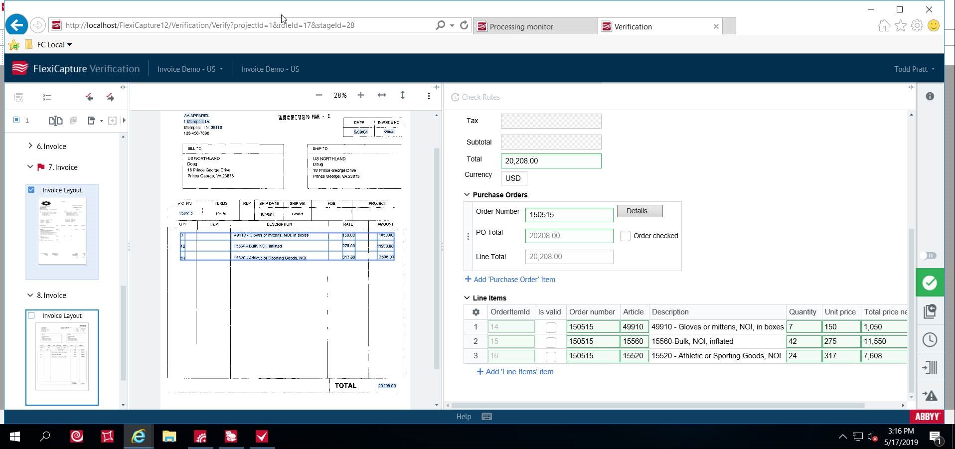 ABBYY FlexiCapture for Invoices On-Premise - SimpleOCR