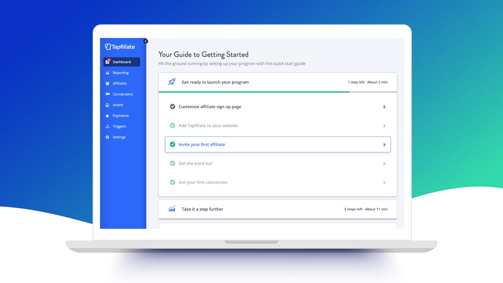 Create a sustainable engine of growth with a referral program. With our Affiliate Recruitment feature, automatically invite new customers to promote your brand.