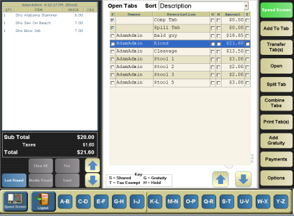 2TouchPOS Software - Fast Tab Management for Bars