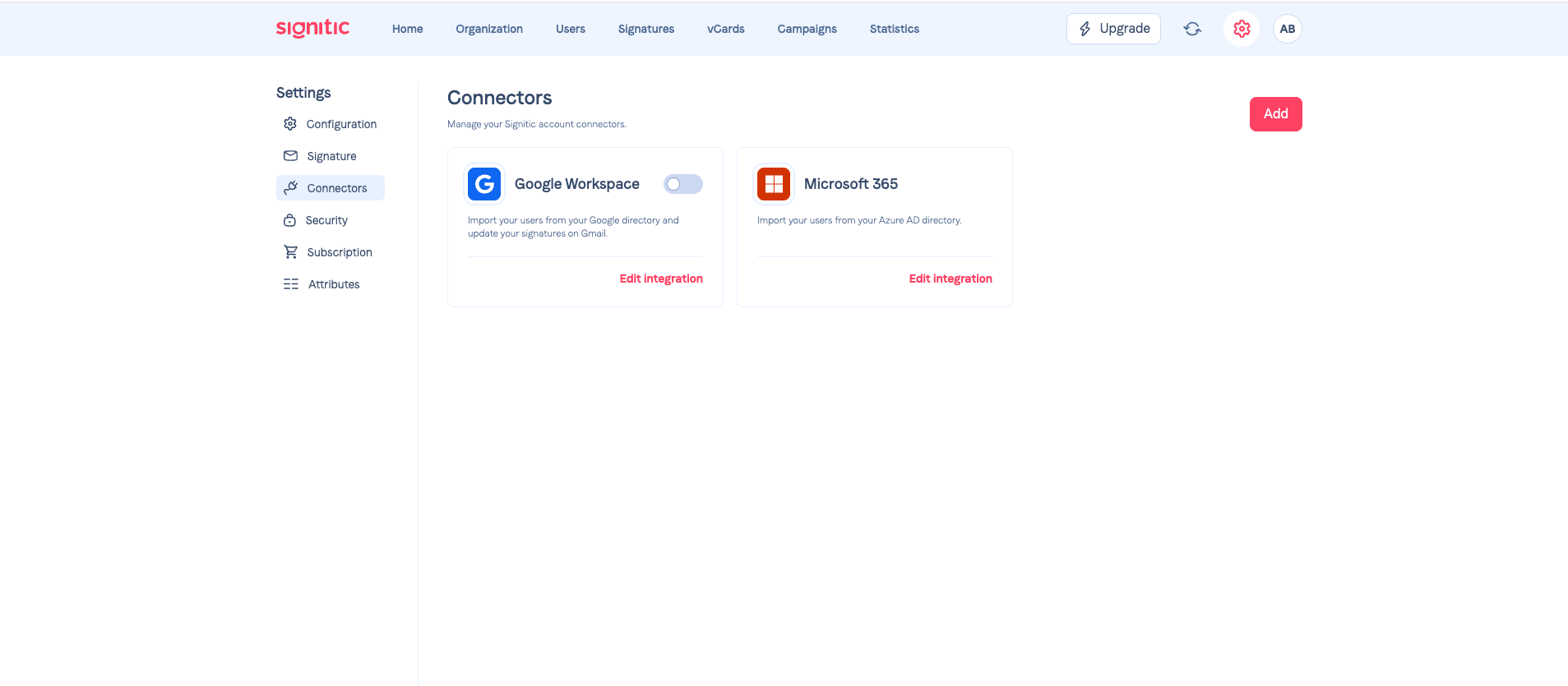 Signitic Software - Launch the synchronization and all your users' signatures will be up to date at all times. - thumbnail