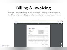 Klient PSA Software - Klient PSA - 100% Native on Salesforce - Billing & Invoicing