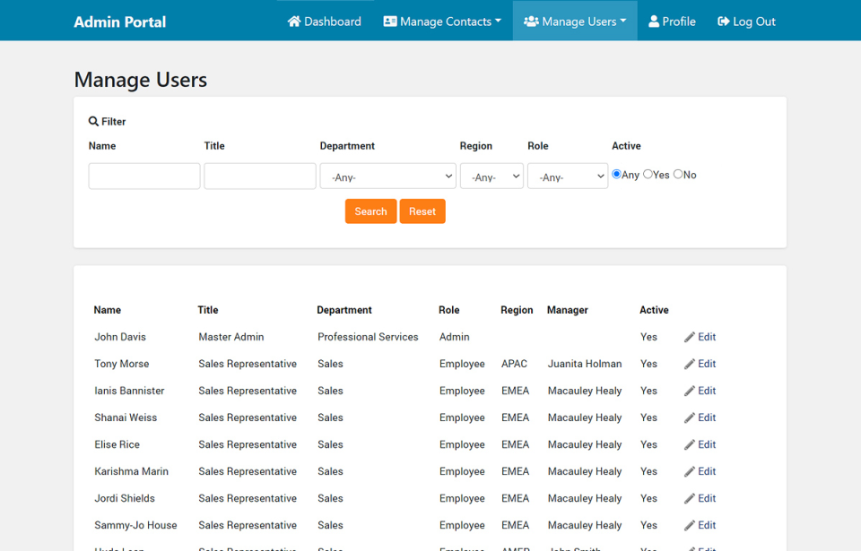 Caspio Logiciel - 5 - aperçu