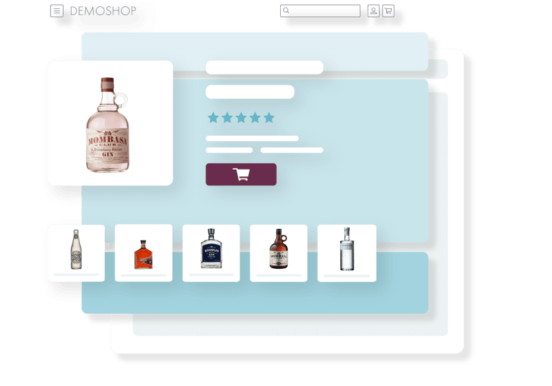 The Page Editor brings your shop to life: With the help of components, you can design your landing pages and category pages individually and adapt them to the needs of your customers.