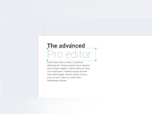 Maglr Software - All elements can be freely positioned on the page using the Pro editor