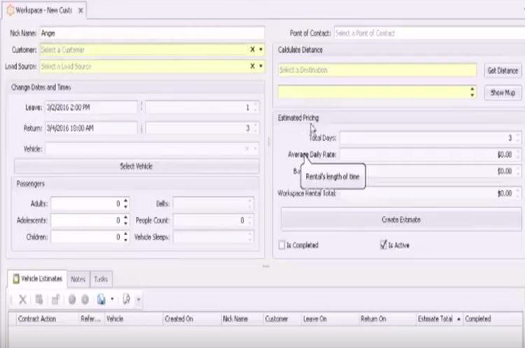 RV Rental Manager eXpress Software - Make reservations for RVs using the Rental Manager eXpress reservation system