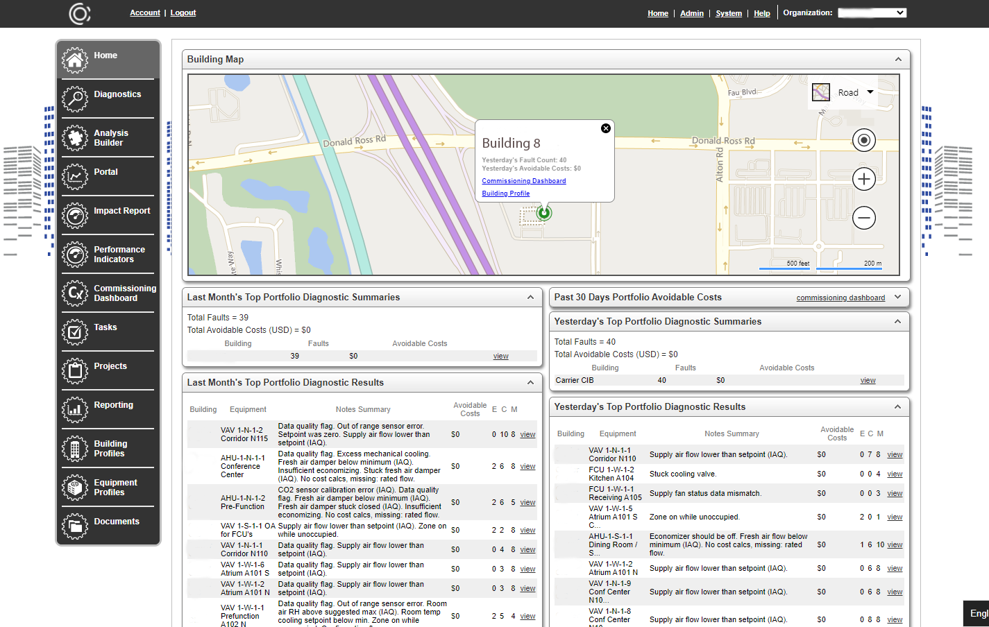 Clockworks Analytics screenshot: The Clockworks Analytics Portal