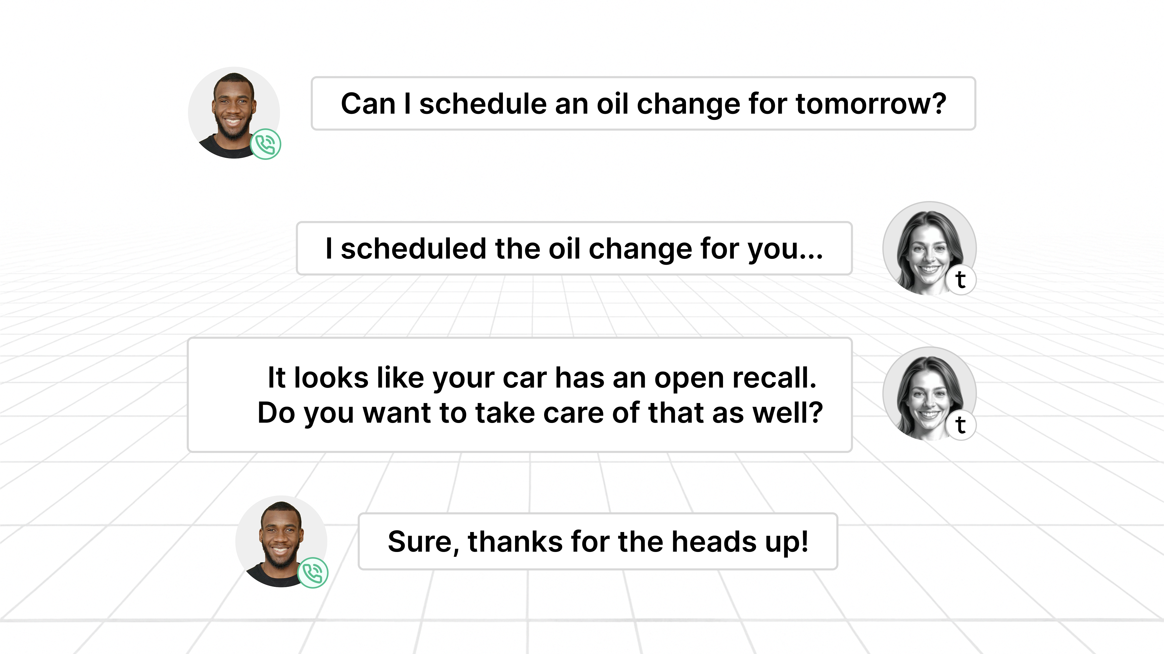 Toma screenshot: Toma customer call 