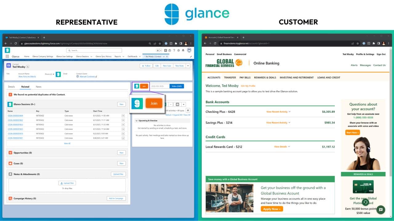 Glance Software - Glance customer business connect