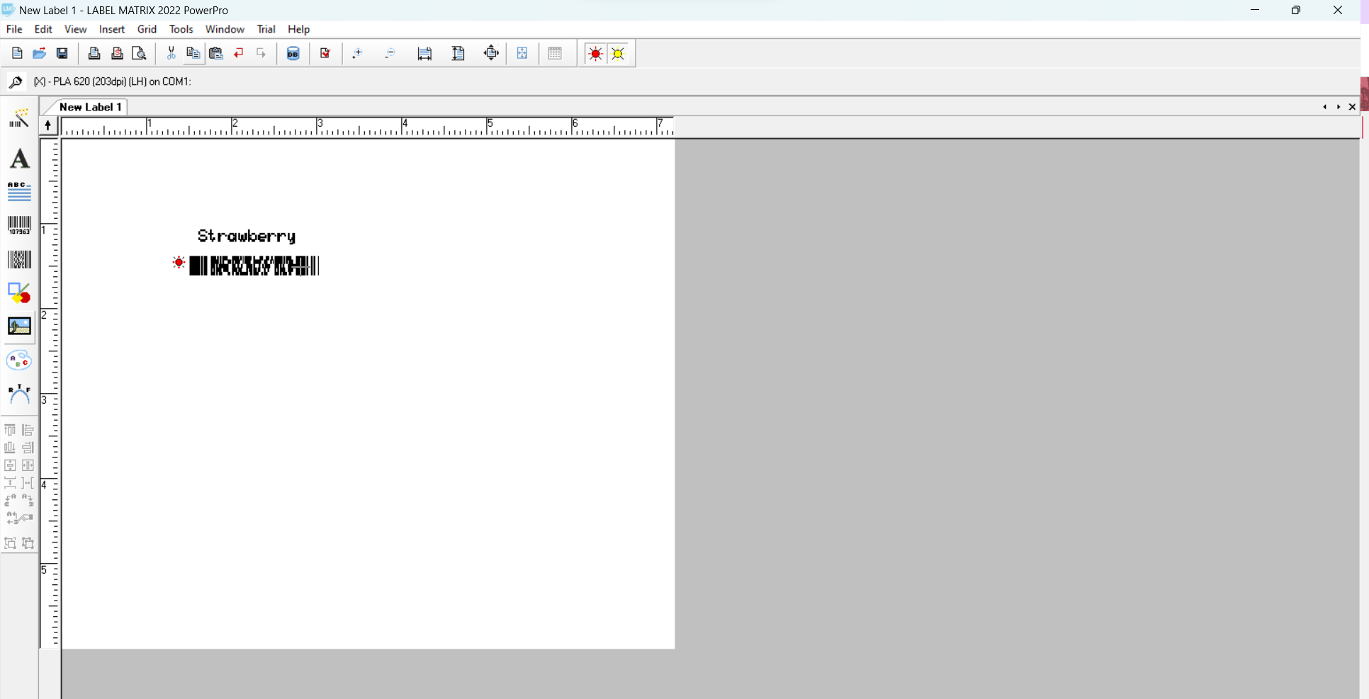 LABEL MATRIX screenshot: Overview of LABEL MATRIX software