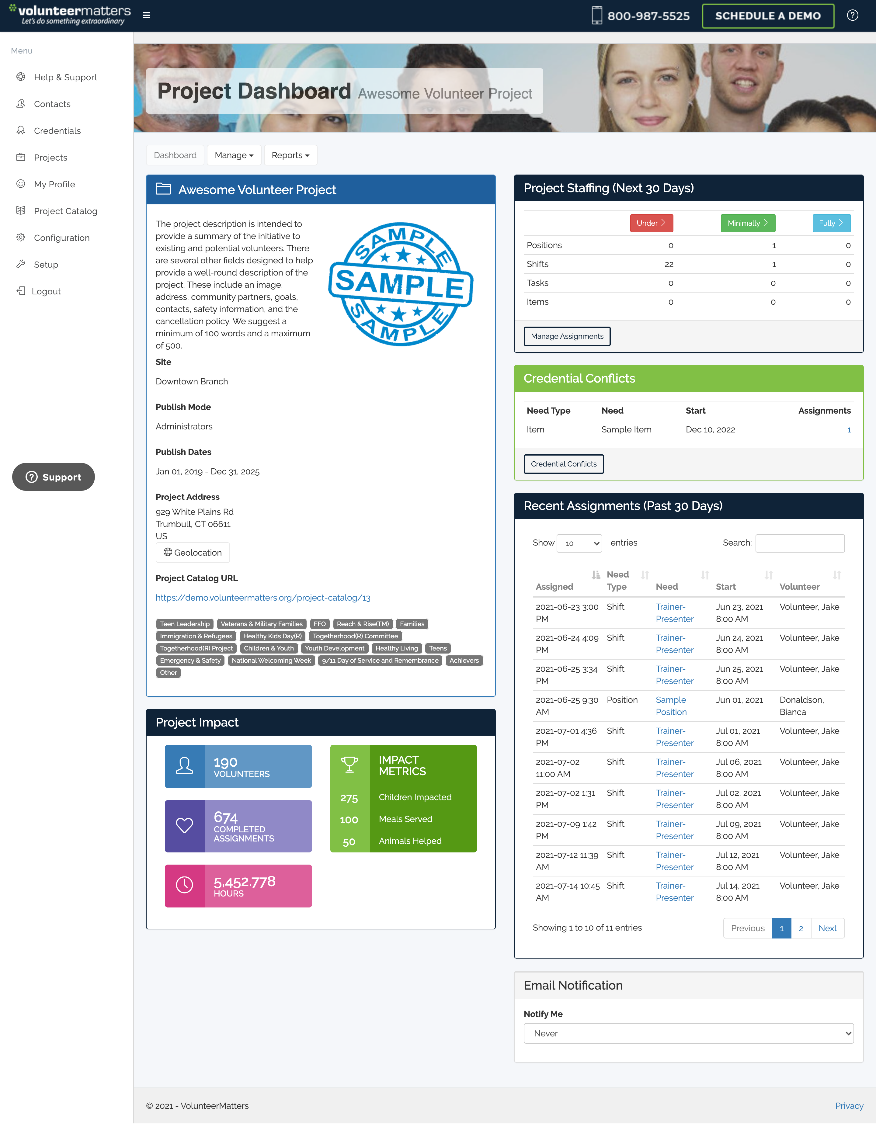 VolunteerMatters Software - 2