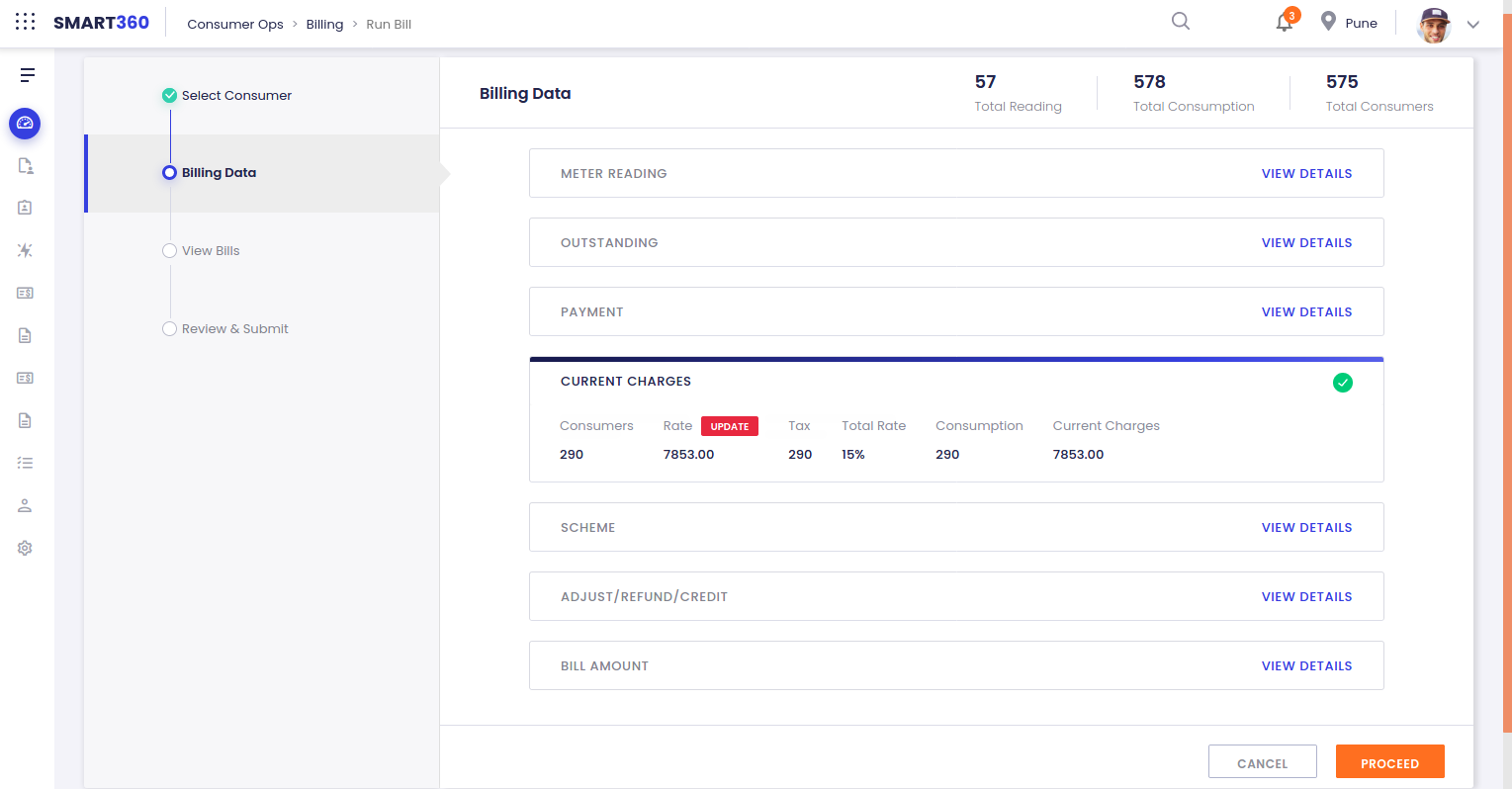 Billing - Run your billing engine step by step to reduce the complexity and errors