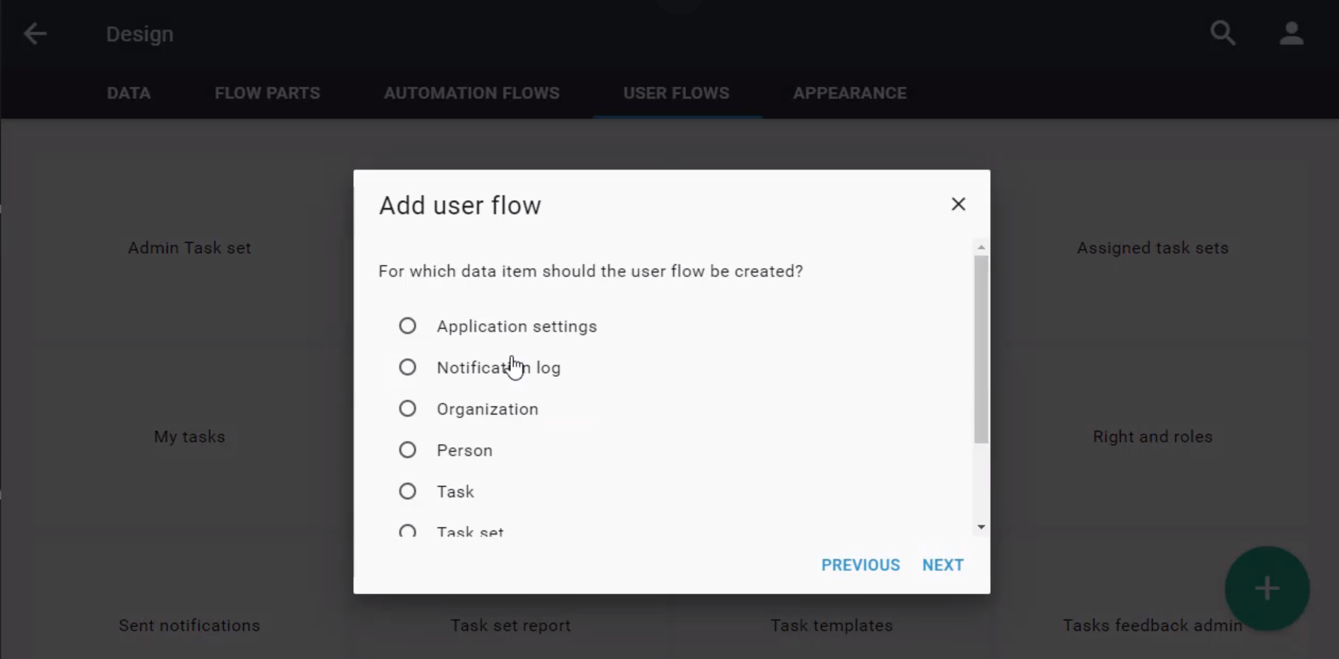 Triggre add user flows