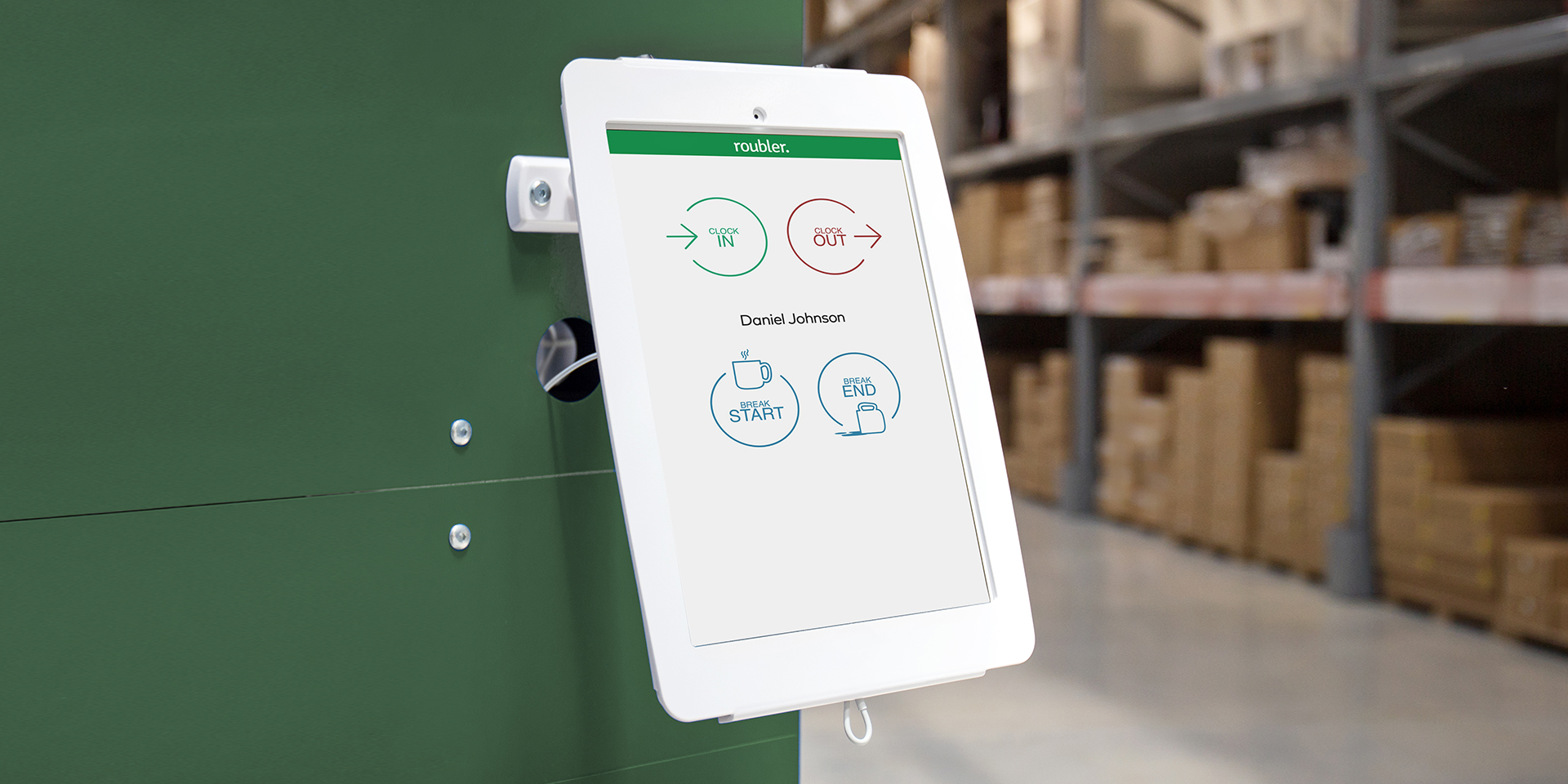 Roubler Software - Capture accurate time and attendance data by letting your team easily clock in and out of their shift from their mobile phone or via kiosk in a common area.
